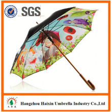 Последние прибытия пользовательский дизайн белый продвижение зонтик для продажи